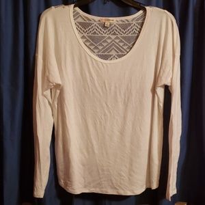 Cream colored top size L